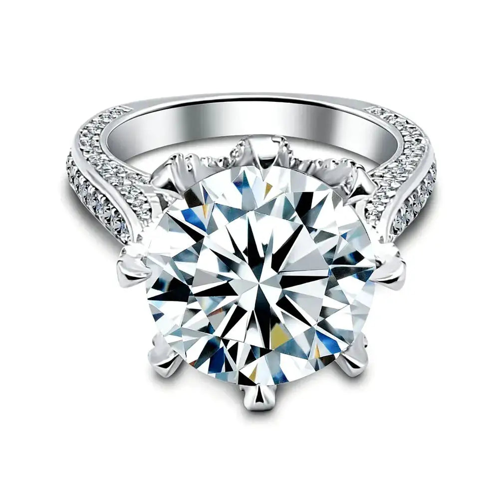 Men Women Gold Moissanite Wedding Ring — product image 8