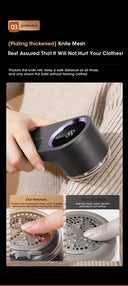 Lint Remover for Clothing LED Digital Electric Fabric Shaver
