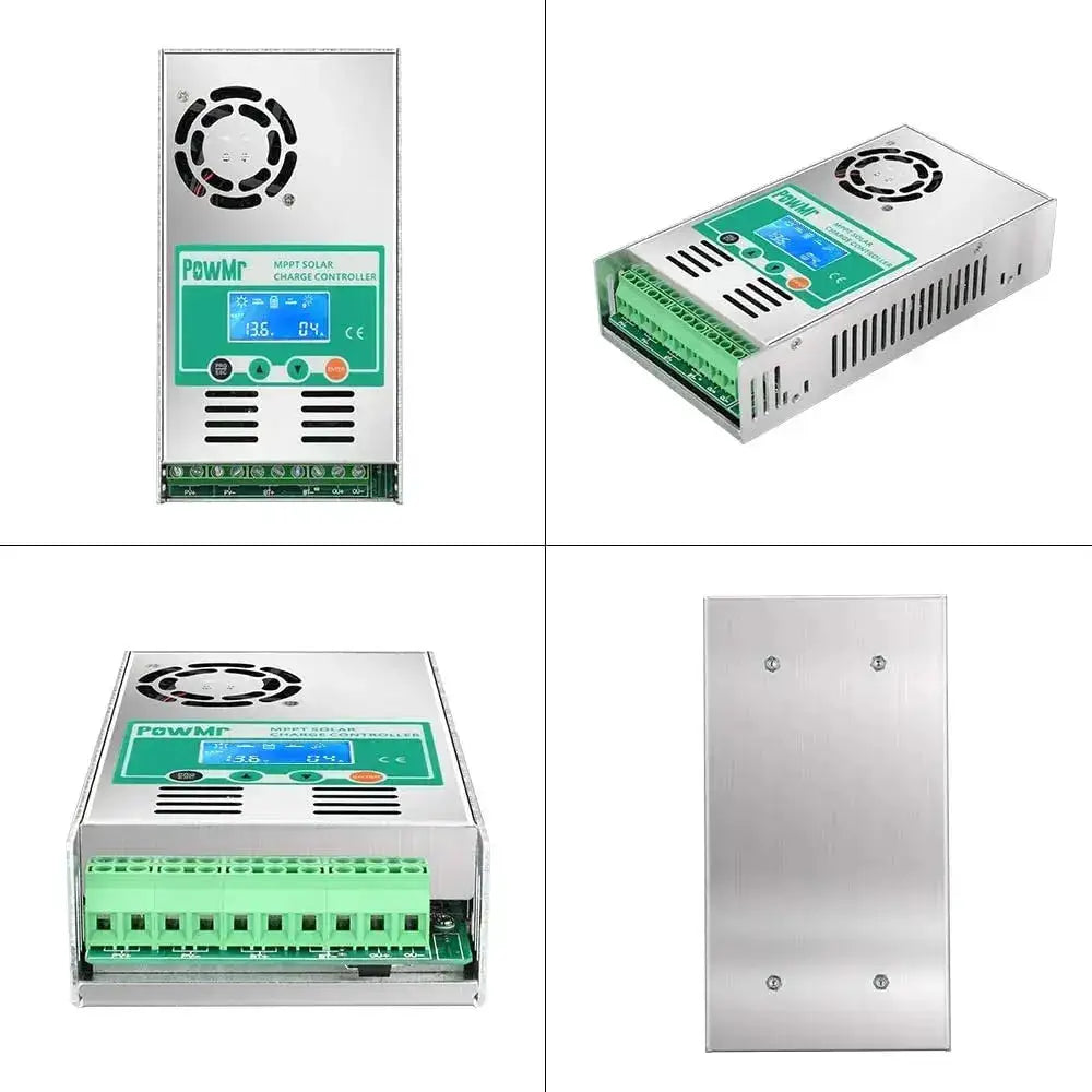 PowMr MPPT 60A Solar Charge Controller 12V 24V 36V 48V Auto Max PV 160VDC For Lead Acid Lithium Battery