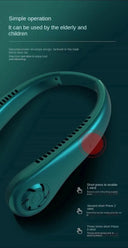 1PC Fan Long Endurance Mini Neck Portable Bladeless Fan