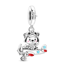 Pink Dance Shoes Charm Bead