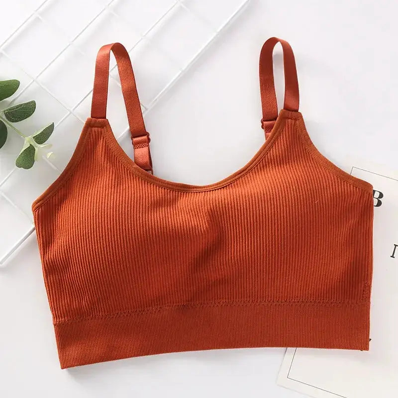 Sexy Women Gather No Steel Ring Lingerie Bra Top Underwear
