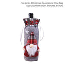 Wine Bottle Covers for Christmas Decor