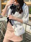 Wave Embroidery Square Bag for Everyday