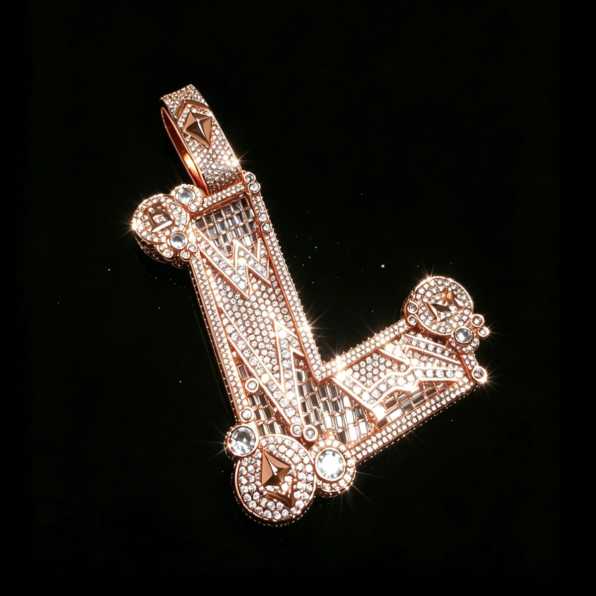 Iced Out Custom Letter L