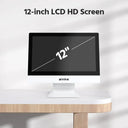 ANNKE 4K Wireless Security Kit with 12‑Inch Built‑in LCD Monitor, 8MP Ultra‑HD IP66 Weatherproof Wifi Cameras, Dual‑Band WiFi Pro Two‑Way Audio, Smart Human Detection, H.264+ Compression Plug‑and‑Play for Home o