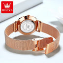Olevs Women Rose Gold Quartz Watch
