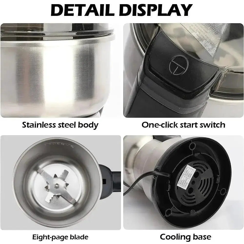 Electric Coffee And Spice Grinder Multifunctional Appliance