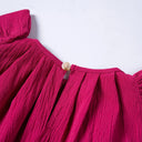 Korean Style Baby Girl Dress with Adorable Flying Sleeves