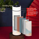 Chinese Style Vacuum Thermos Bottle 500ml Stainless Steel Keeps Drinks Hot