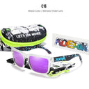 KDEAM Unisex Polarized Sunglasses Stylish Square Design 55mm