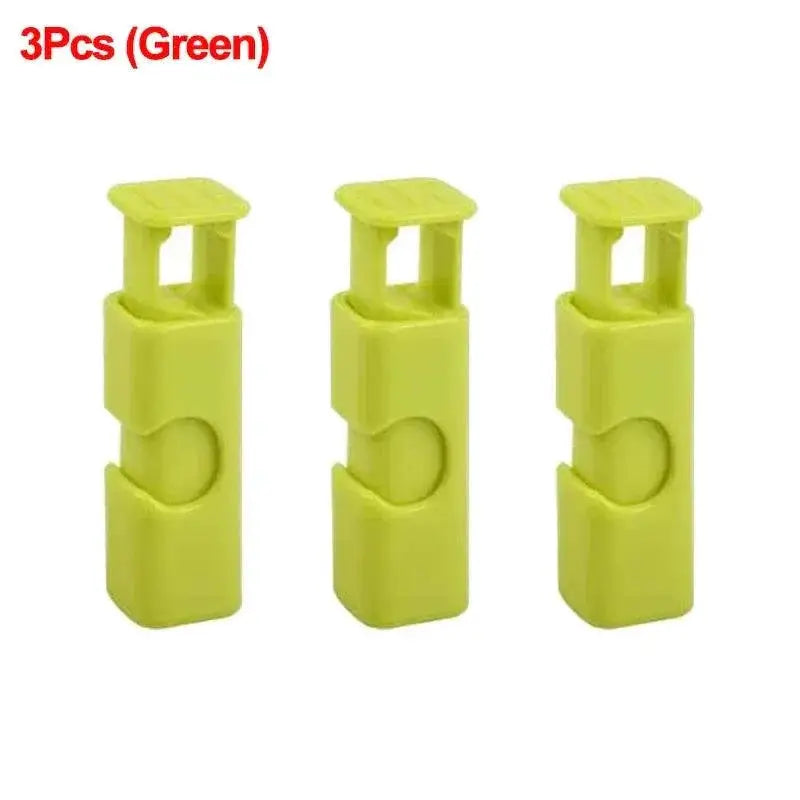 Keeps Foods Fresh Kitchen Clips for Bags — 8Pcs (Green)