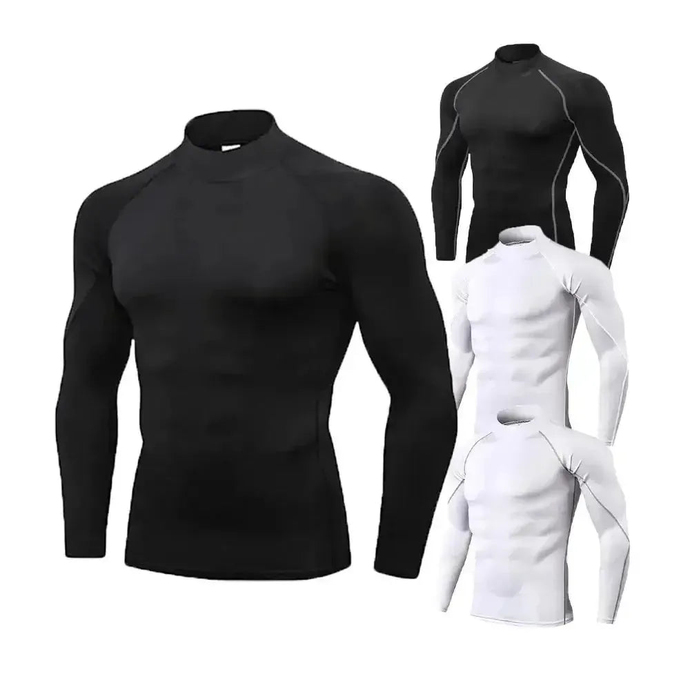 Men's Dry-Comfort Turtleneck for Outdoors — product view 1