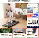 Superun Two In One Under Desk Treadmill Home Office App Remote