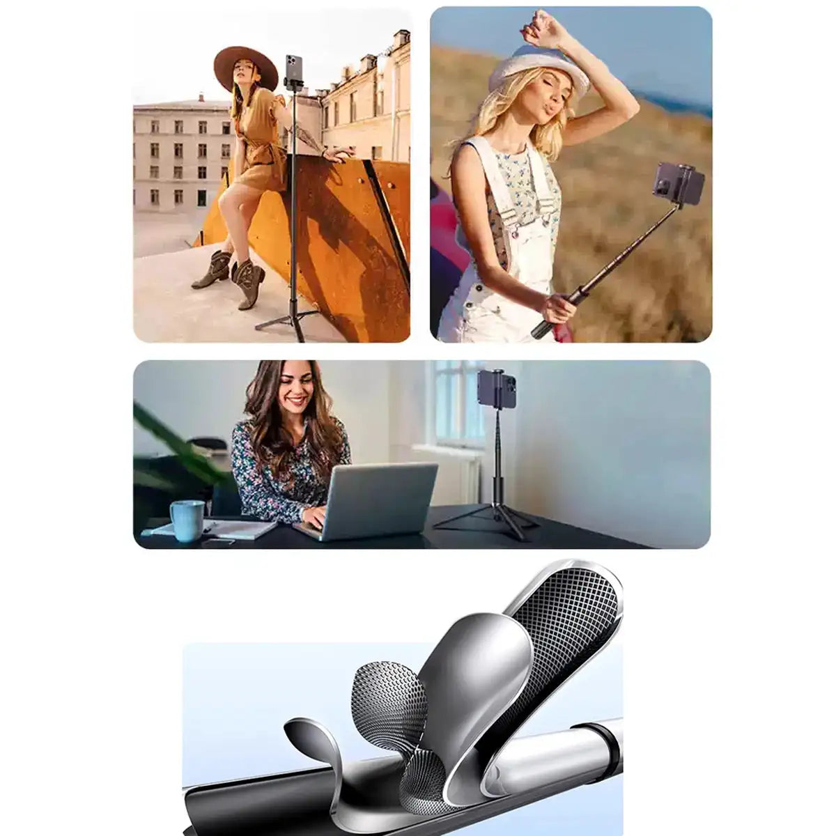 Portable Telescopic Bluetooth Selfie Stick for Live Streaming Photography and Travel A Convenient Photo-taking Gadget