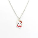 Hello Kitty Zircon Pendant Sparkling Elegance Jewelry