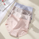 4Pcs Set High Waist Cotton Panties Women Body Shaper Lingerie