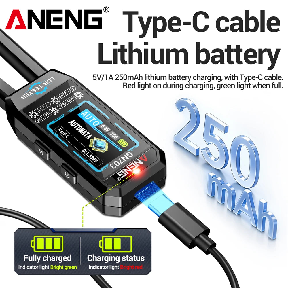 Aneng Smart Tweezers Lcr Meter