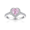 Sterling Silver Silver Moissanite Cocktail Ring