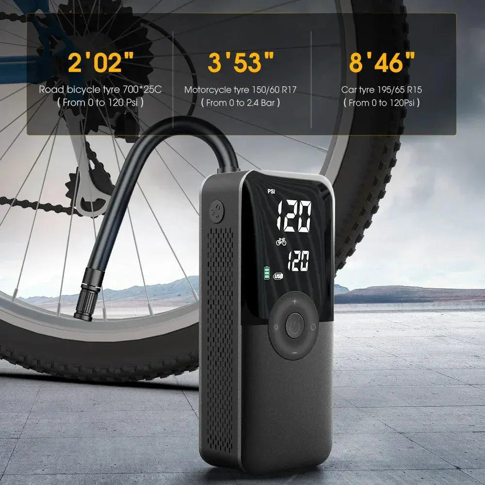 Wireless Tire Air Injector Fast Inflation Compressor
