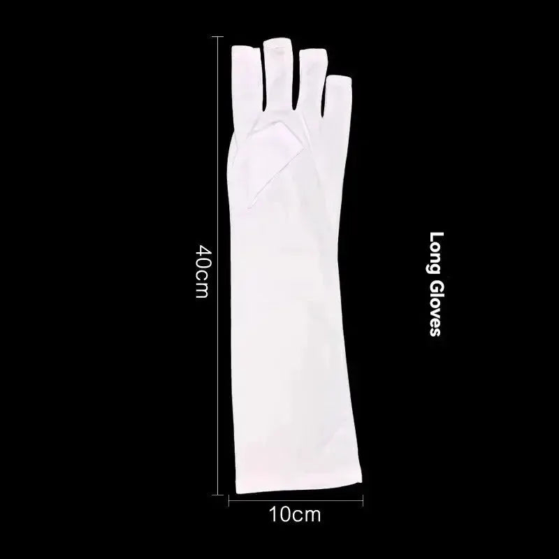 Nail Gloves Anti UV Anti Blackening Tanning Light Therapy