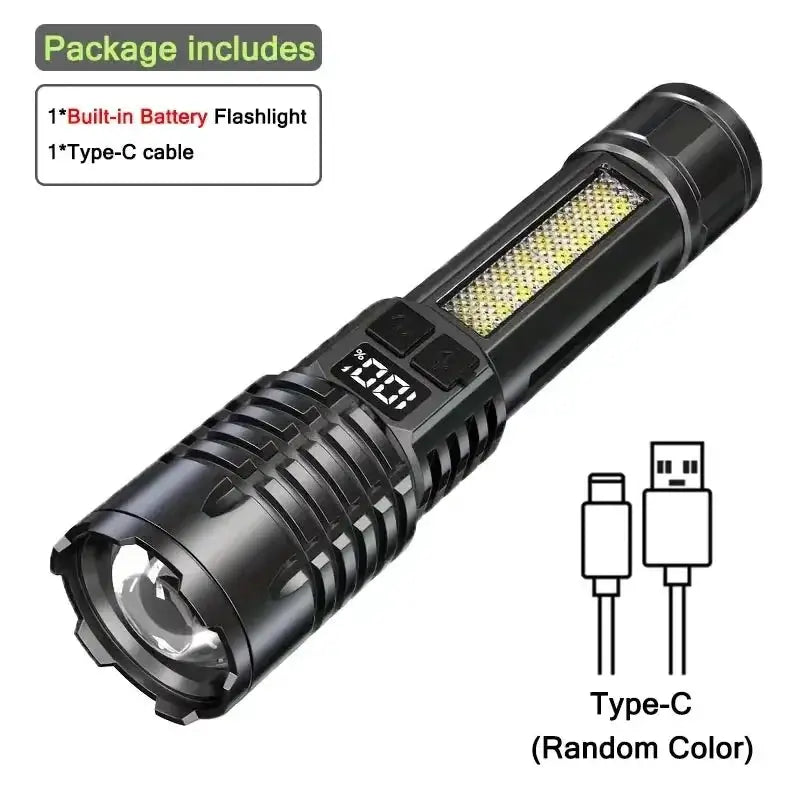 High Power Flashlight - Fast Type C Charging — product view 8