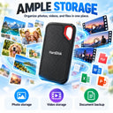 Portable Desktop External SSD Drive