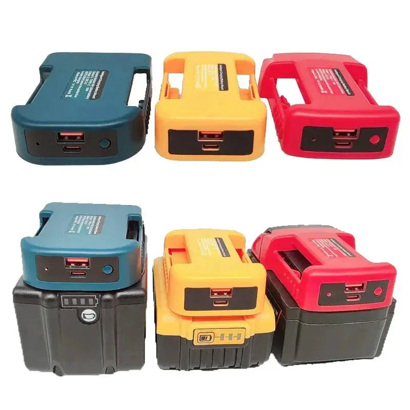 Portable USB Charger for Makita and Milwaukee Batteries
