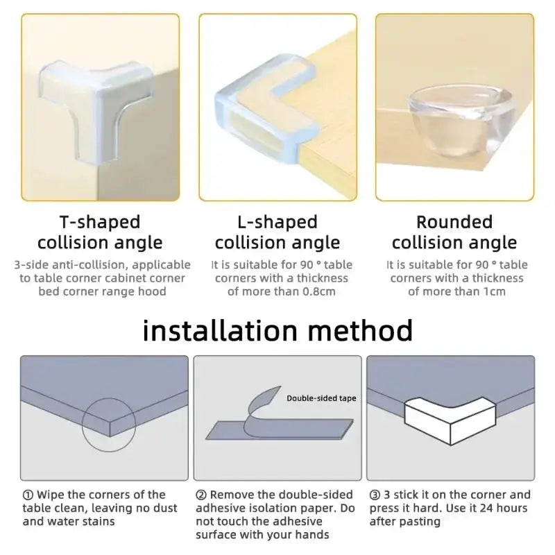Baby Safety Silicone Table Corner Protector Edge Guards - OurLum.com