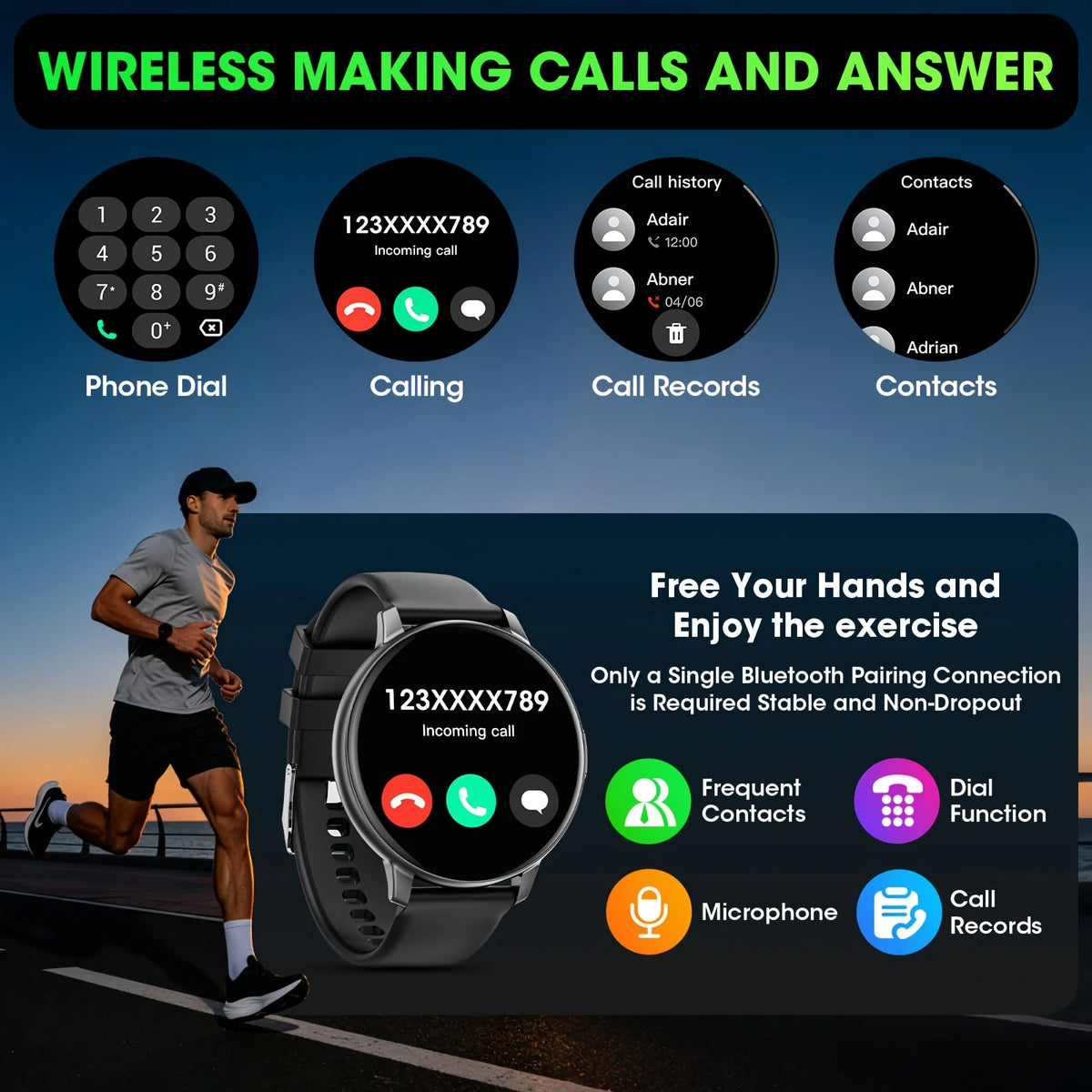 Ultra-thin Smart Watch High-definition Touch