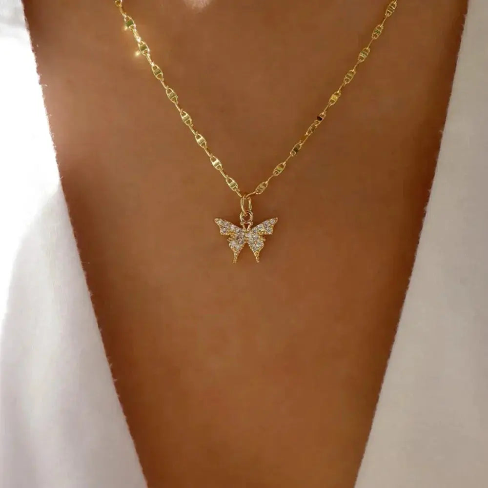Vintage Gold Color Necklace Set For Women Multiple Styles