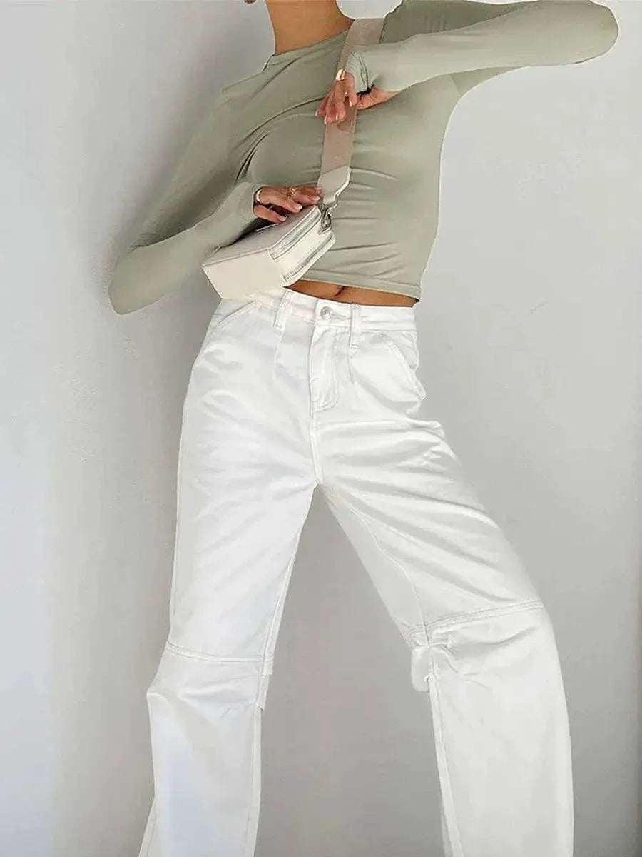 Chic Thumb Hole Crop Top for Women Stylish Essential