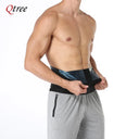 Qtree Mens Abdomen Reducer Fitness Sweat Trimmer Belt