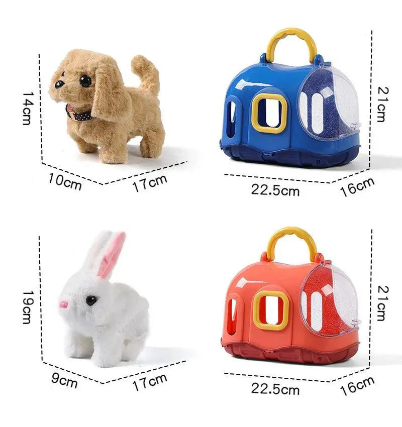 Interactive Pet Care Set Electric Plush Toy Bundle For Kids
