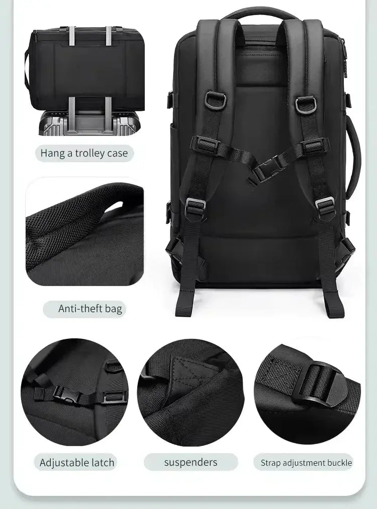 Expandable Backpack - Men Everyday — product view 17