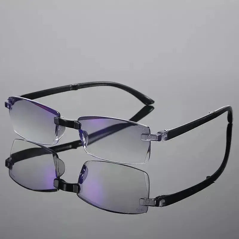 Blue Light Blocking Rimless Reading Glasses Eye Protection