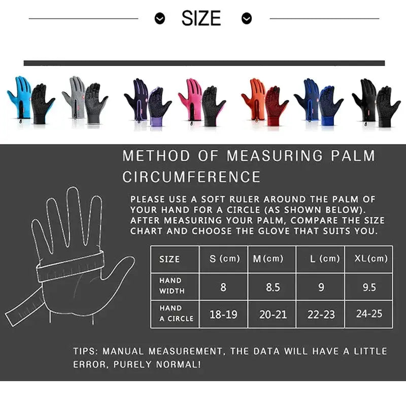 Hot Winter Gloves For Men Women Touchscreen Warm Outdoor
