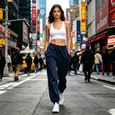 Womens Sweatpants Daily Casual Sportswear Elastic