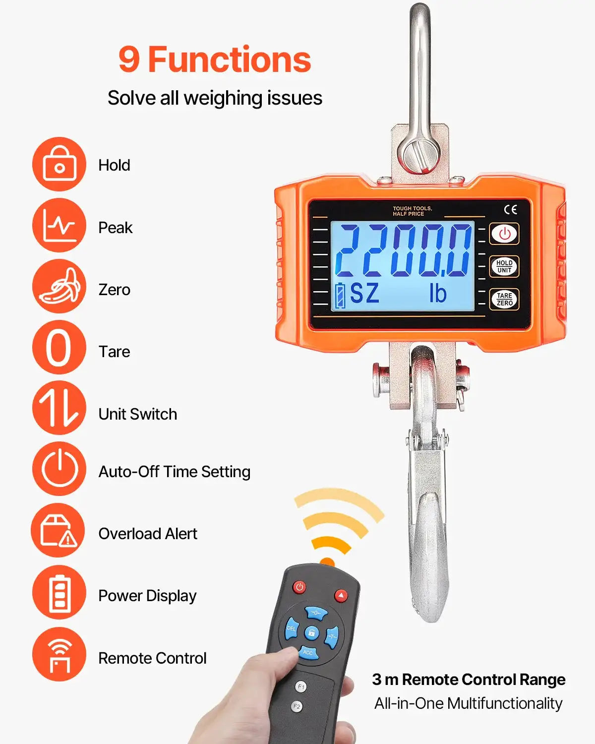 Digital Crane Scale with Remote and LCD — product image 5