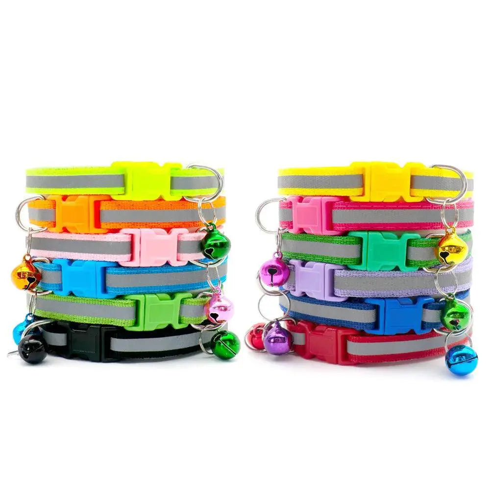 Wholesale Cat Collars With Bell Adjustable Safety Necklaces
