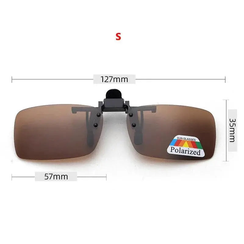 Clip On Polarized Sunglasses Night Vision UV400 Protection