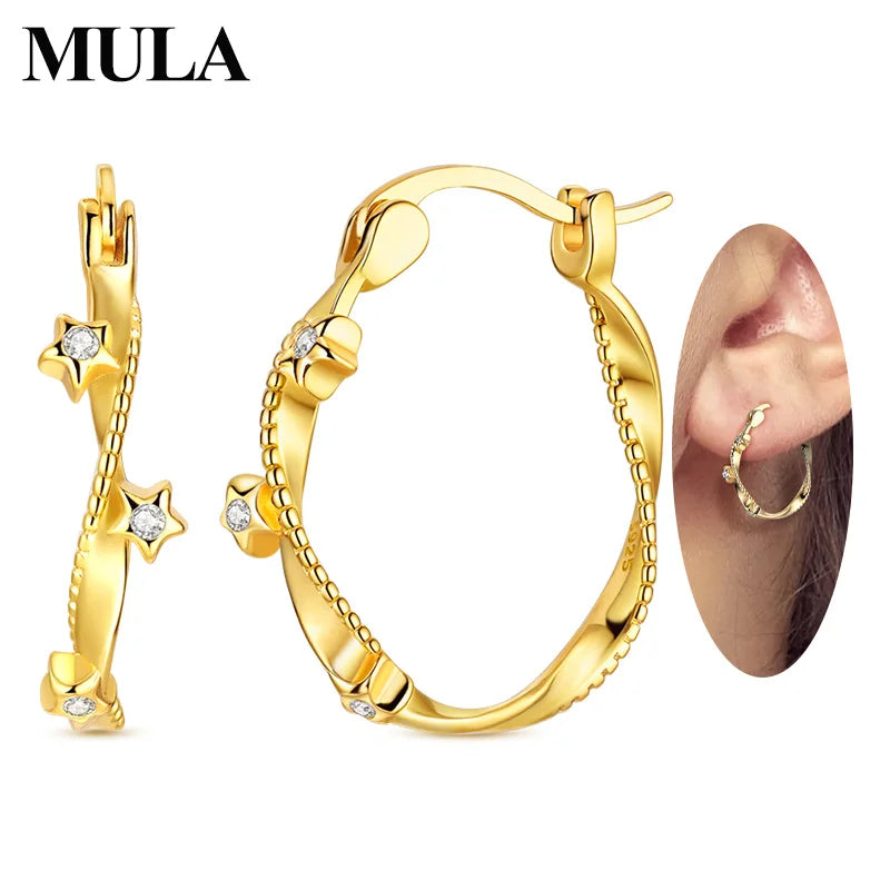 Mula Sterling Silver Golden Star