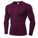 Men's Compression Shirts Long Sleeve Workout Gym T-Shirt