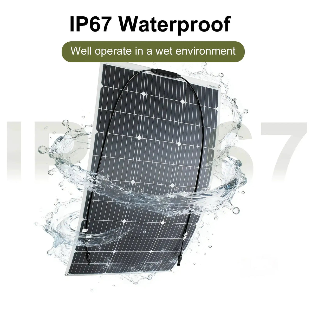 18v 100W Flexible Solar Panel 200w 300w 400w 500w 600w Solar Panel Kit Bendable Solar Panels for Curved RV Roof Boat