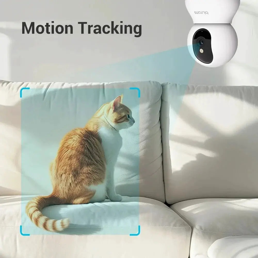 Blurams 2K Indoor Camera - 360 Pet And Elder Surveillance With OneTouch Call - stepyours.com