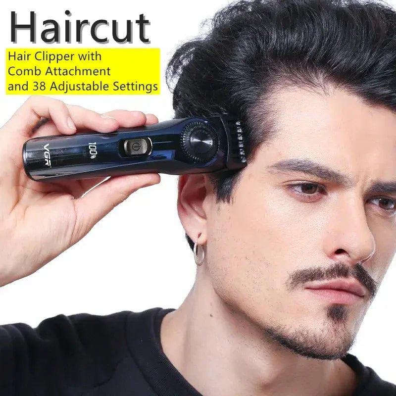 VGR Cordless Beard Trimmer Adjustable 1 To 20mm For Men