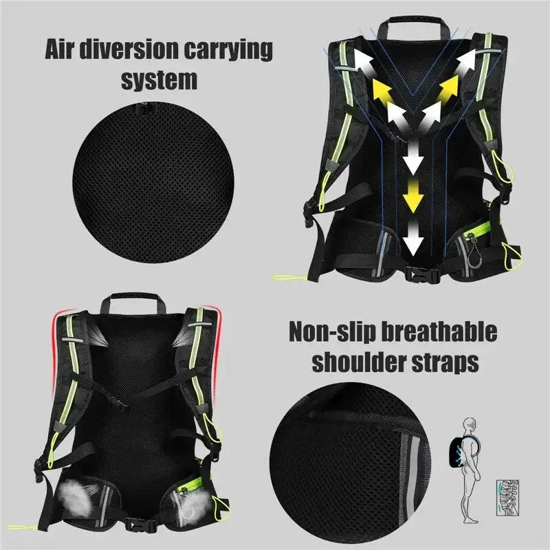 Ultralight 16L Cycling Backpack With Hydration System