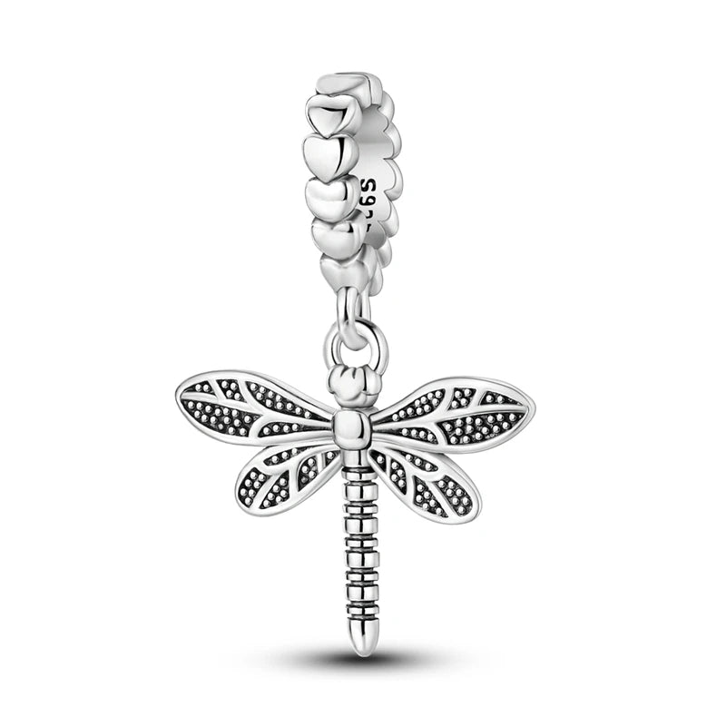 Sterling Silver Charm Bead Firefly