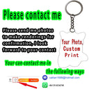 Custom Acrylic Keychain with Personalized Holographic Charm