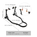 Heavy-Duty Motorcycle Fork & Wheel Stand Set